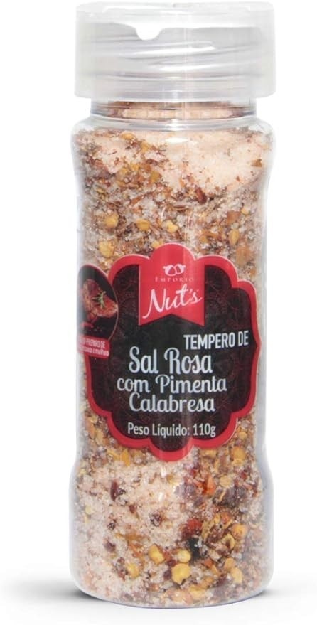 Empório Nut's Sal Rosa Com Pimenta Calabresa 110G -