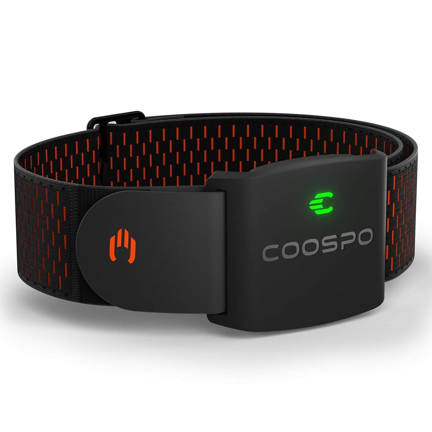 Braçadeira COOSPO HW9: Monitor de Frequência Cardíaca Preciso com Bluetooth 5.0 e ANT+ para Treinos Otimizados