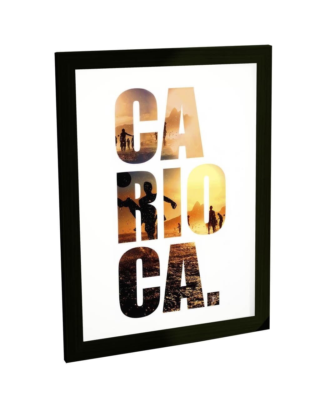 Quadro Decorativo Rio de Janeiro - Carioca Estilo | Moldura Pronta com Arte em Alta Definição