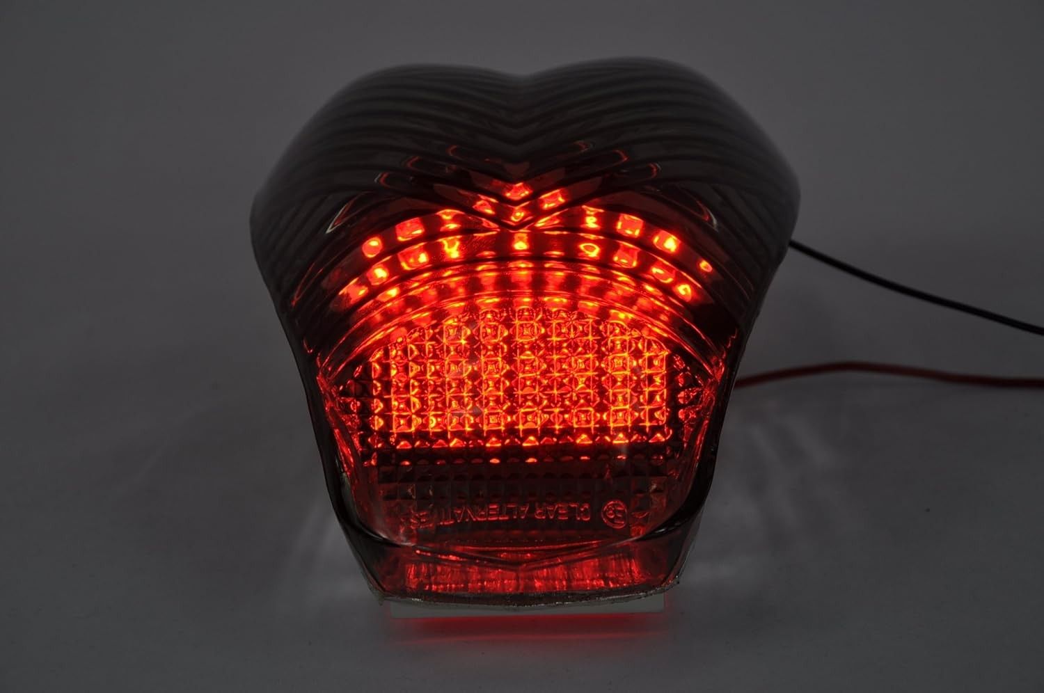 Luz Traseira LED Fumê com Setas Integradas para BMW K1200R/S - Upgrade Visual e Segurança