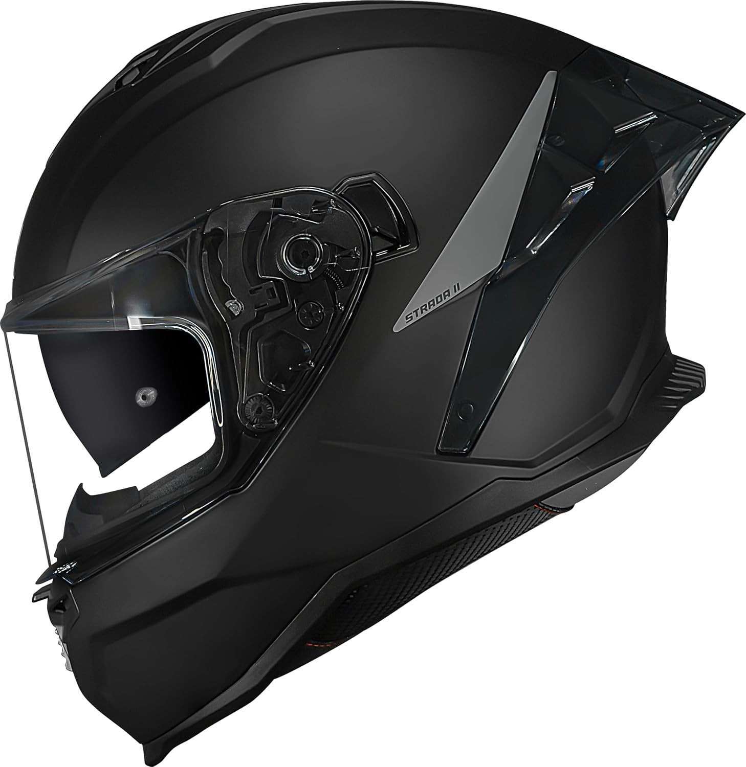 Capacete Norisk Strada 2 Preto: Segurança e Conforto com Spoiler e Viseira Transparente