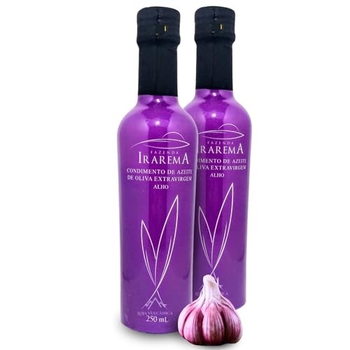 Azeite De Oliva com Extrato Natural de Alho Fazenda Irarema 250ml - 2 UN
