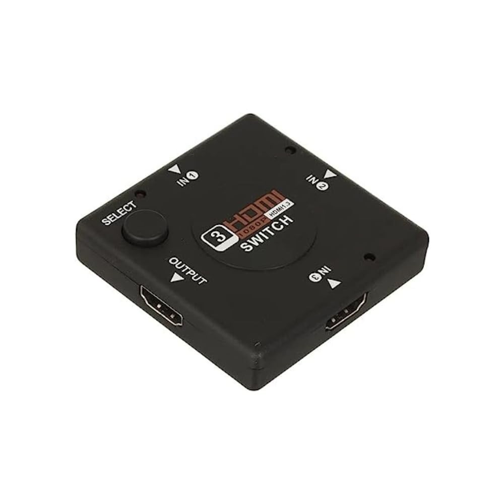 Hub HDMI 3 Entradas 1 Saída 1080p: Conecte e Desfrute com Facilidade!
