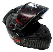 Capacete GTRacing FW3 Carbon Fiber: Segurança e Estilo com Óculos Integrado