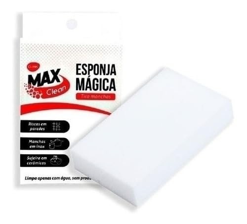 Kit com 20 Esponjas Mágicas de Melamina Multiuso - Limpeza Profunda sem Esforço
