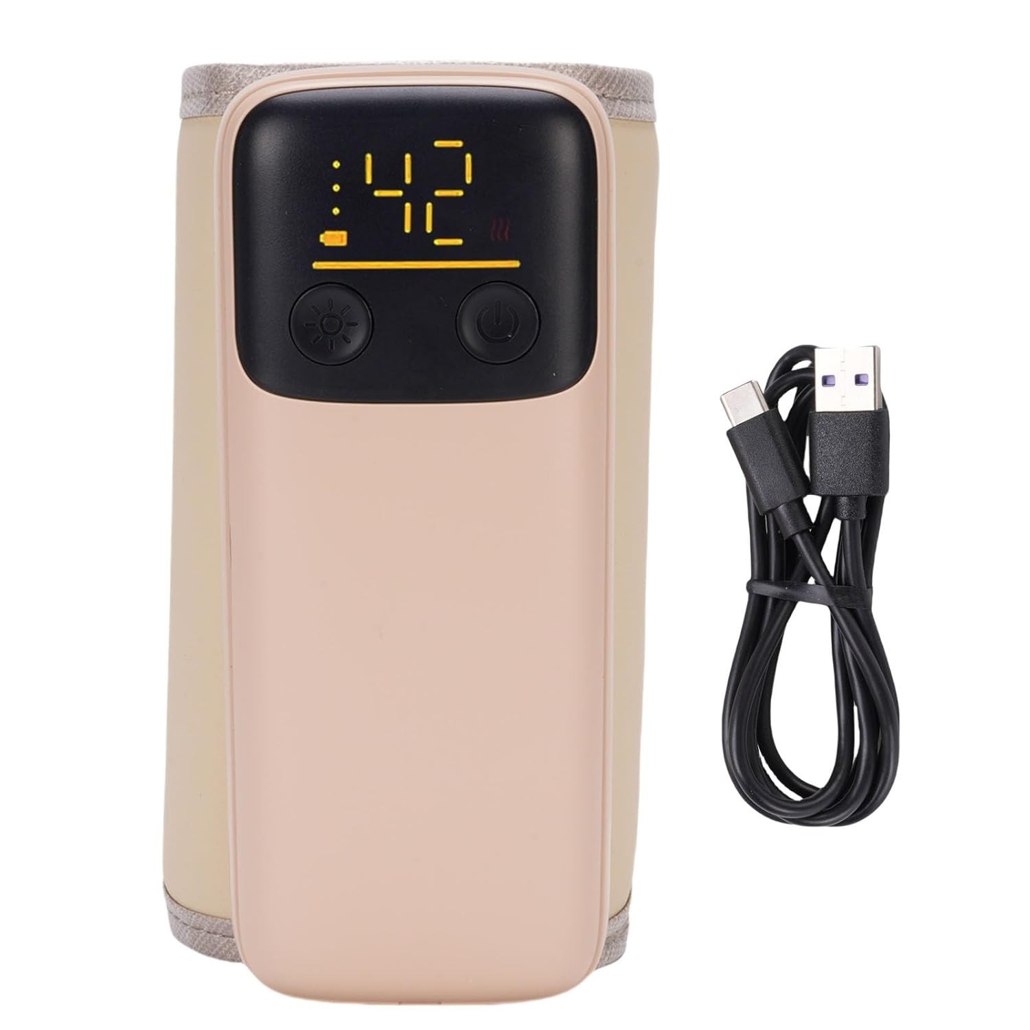 Aquecedor de Mamadeira SIWOTED com Tela LCD Portátil - Controle Preciso de Temperatura 6 Níveis 6000mAh