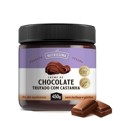 nutrissima Creme De Chocolate Trufado Com Castanha - 450G - Nutrissíma