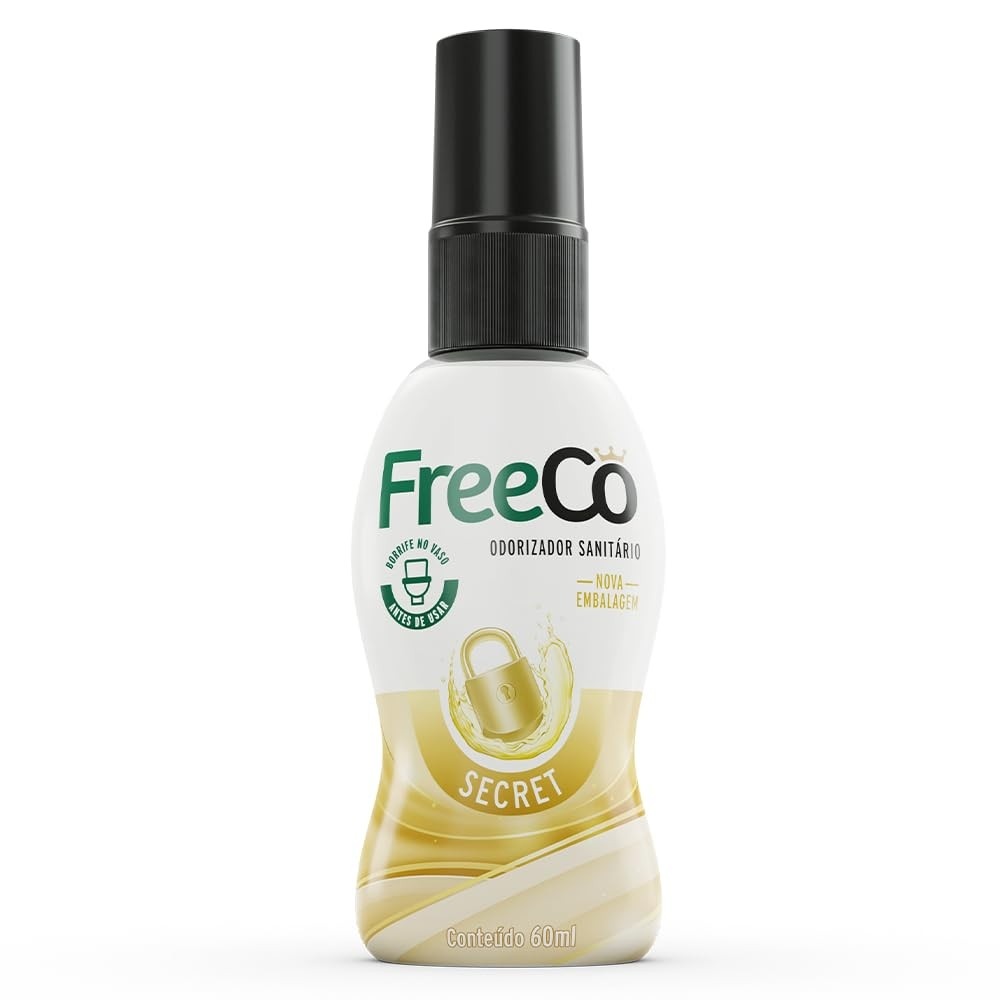 Freecô Bloqueador de Odores Sanitários com Óleos Essenciais - Secret 60ml