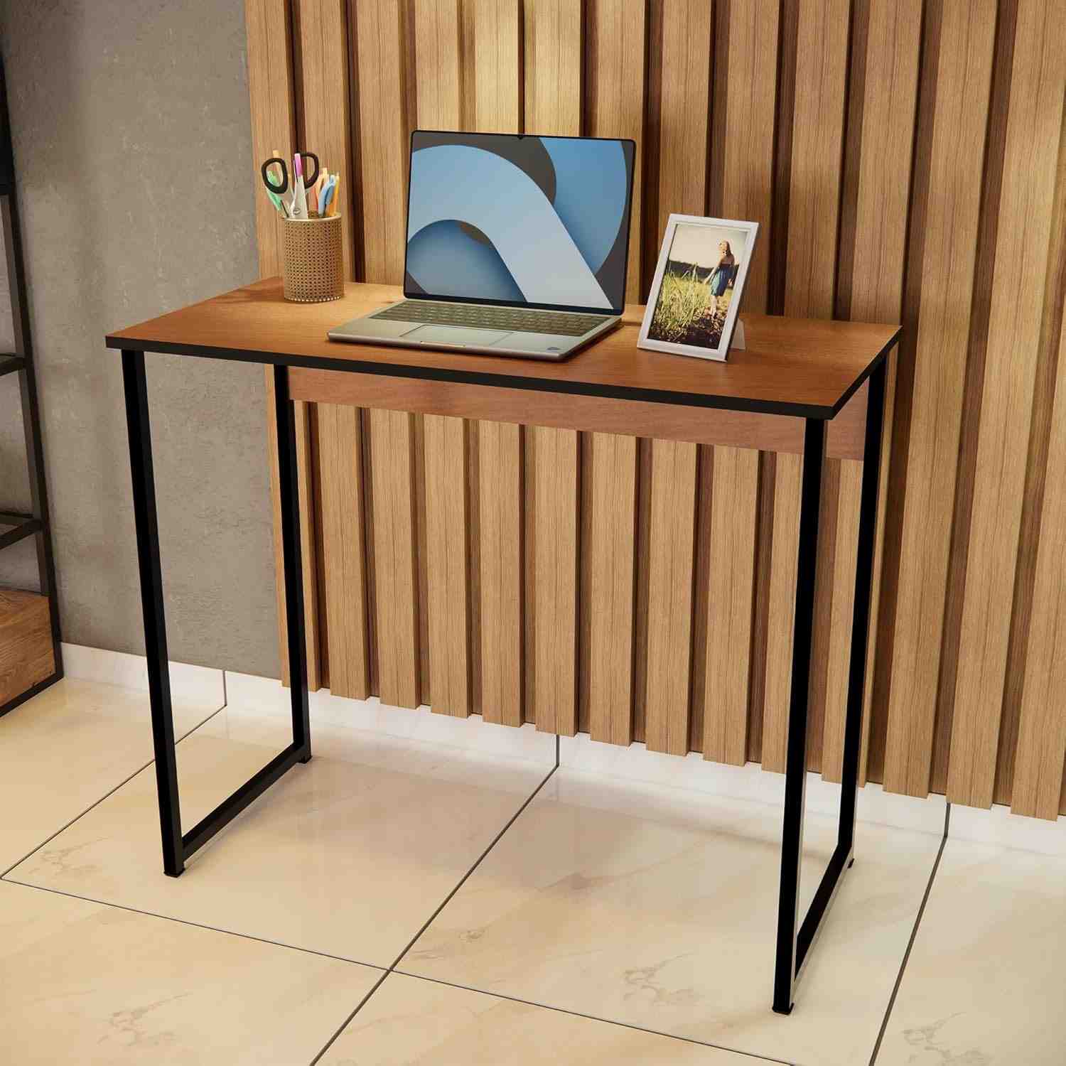Escrivaninha Industrial para Home Office e Escritório com Design Moderno