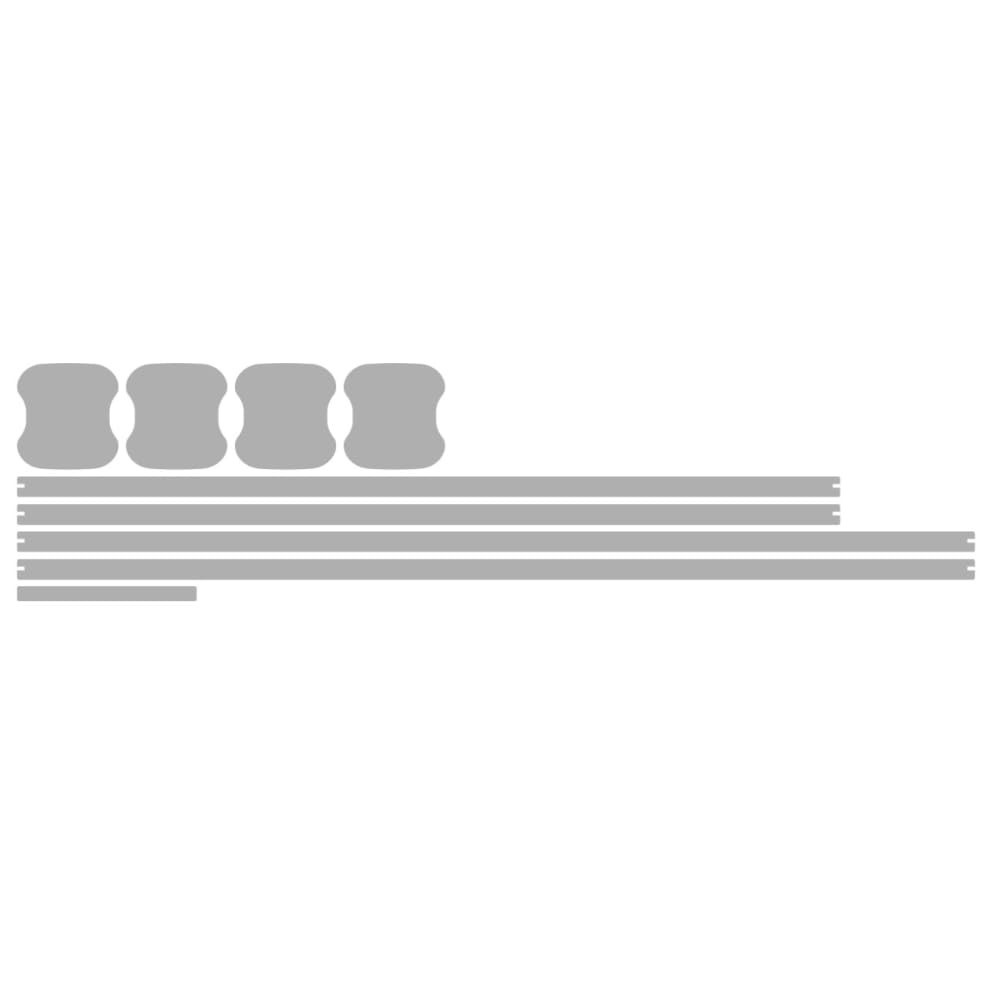 Vicrez Kit PPF Pré-Cortado para Toyota Corolla S 2014-2016 | Proteção de Pintura com Autorreparação
