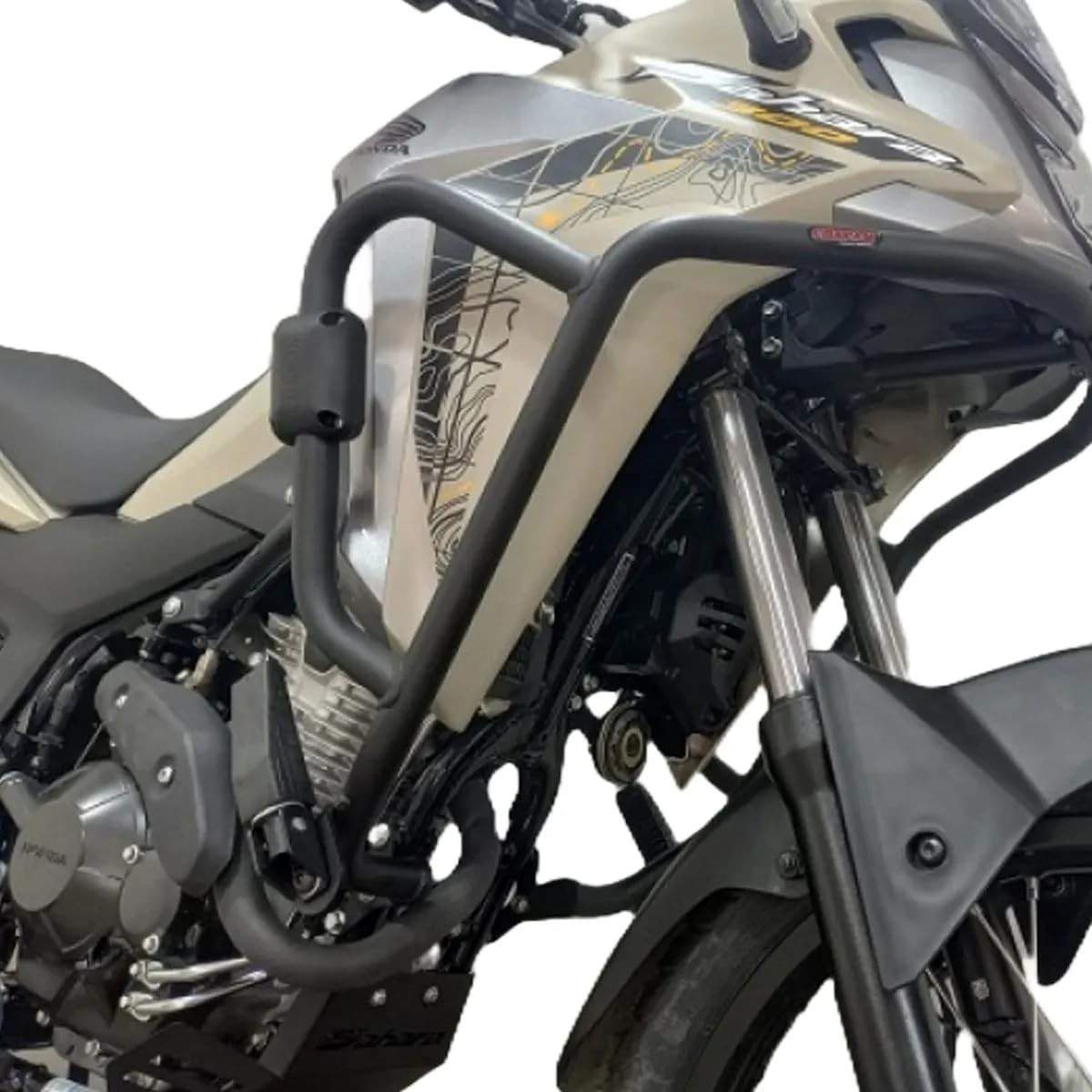 Chapa Protetor de Motor Carenagem com Pedaleira para XRE Sahara 300 2024: Segurança e Estilo