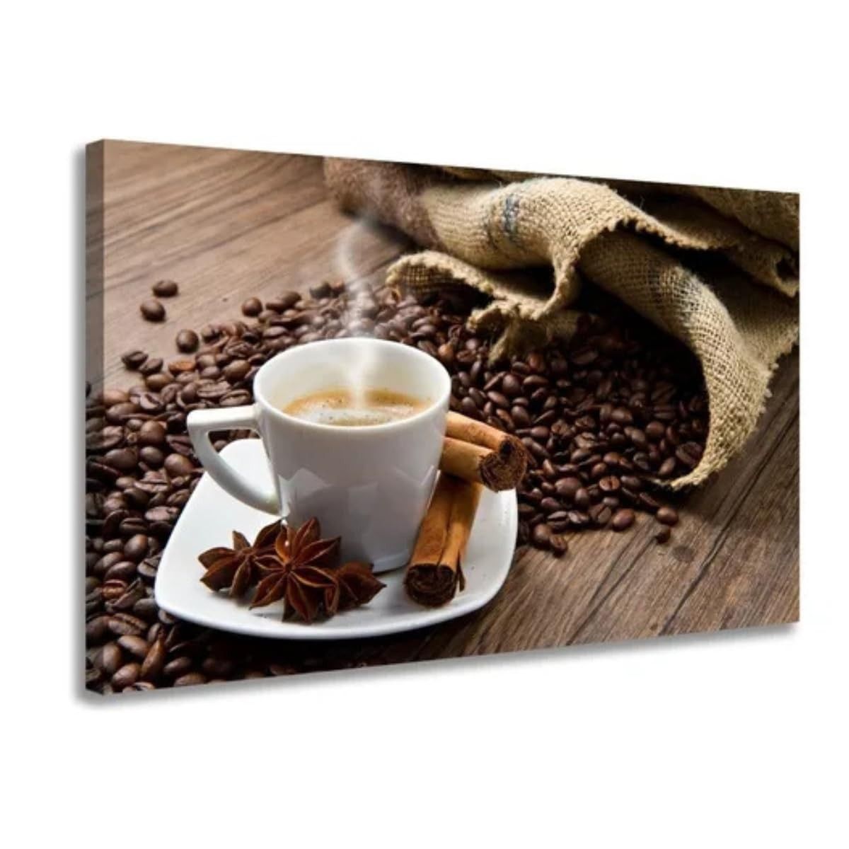 Quadro Decorativo Cozinha e Área de Lazer - Tela 90x60cm em Tecido Policanva com Borda Infinita