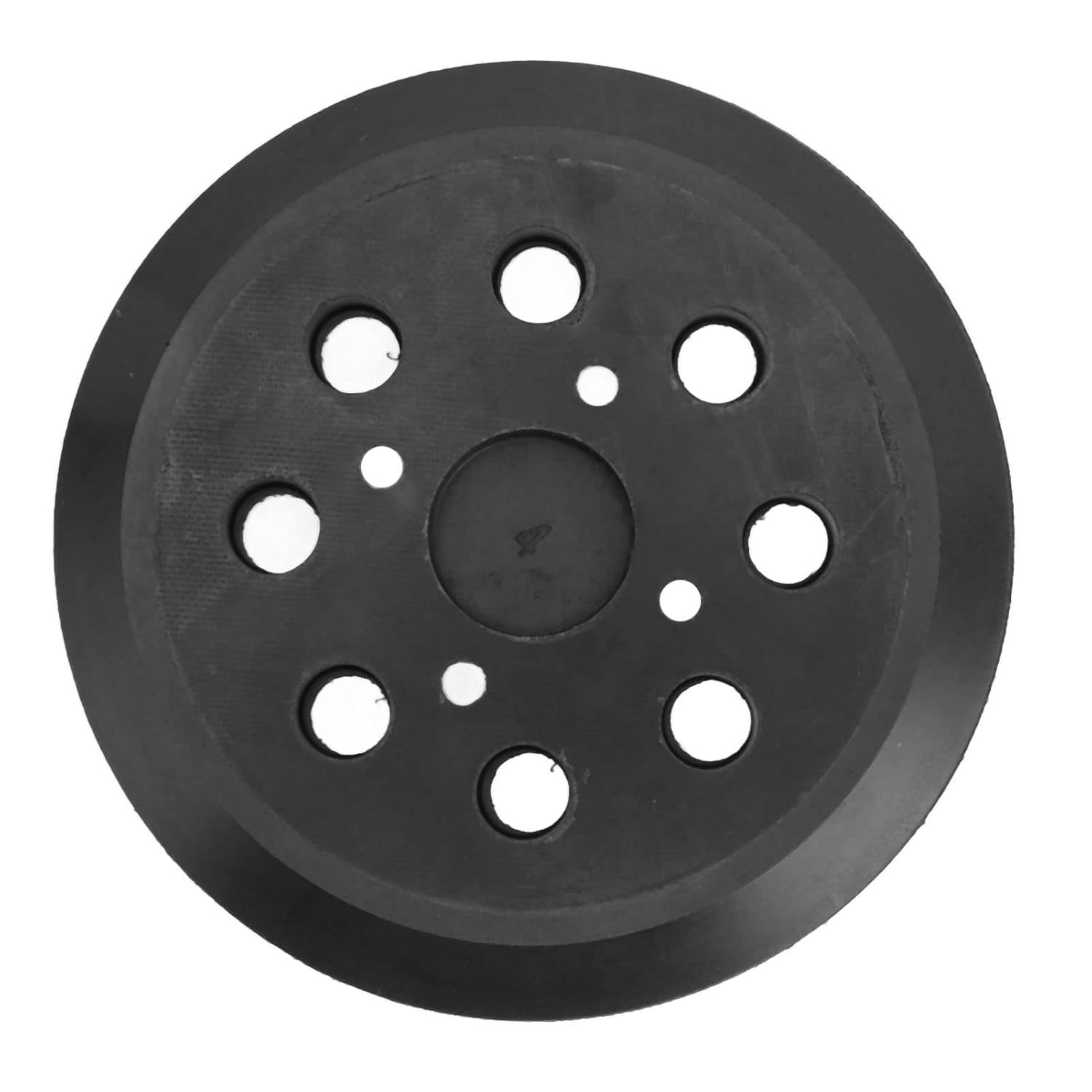 Estink 8 Orifícios - Disco de Polimento com Revestimento de Metal e Borracha para Máquinas de 5 Polegadas