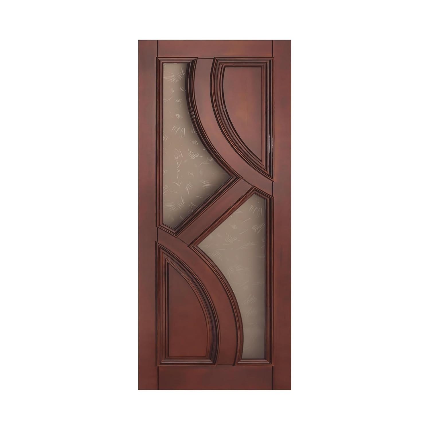 Adesivo Decorativo para Porta de Madeira Marrom Escuro - Transforme Sua Decoração com Estilo