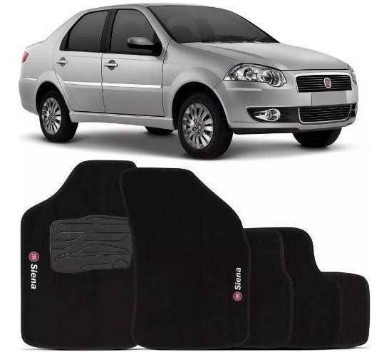 Tapete Automotivo Siena G4 (2008-2012) com Logo Bordado: Proteção e Estilo Premium