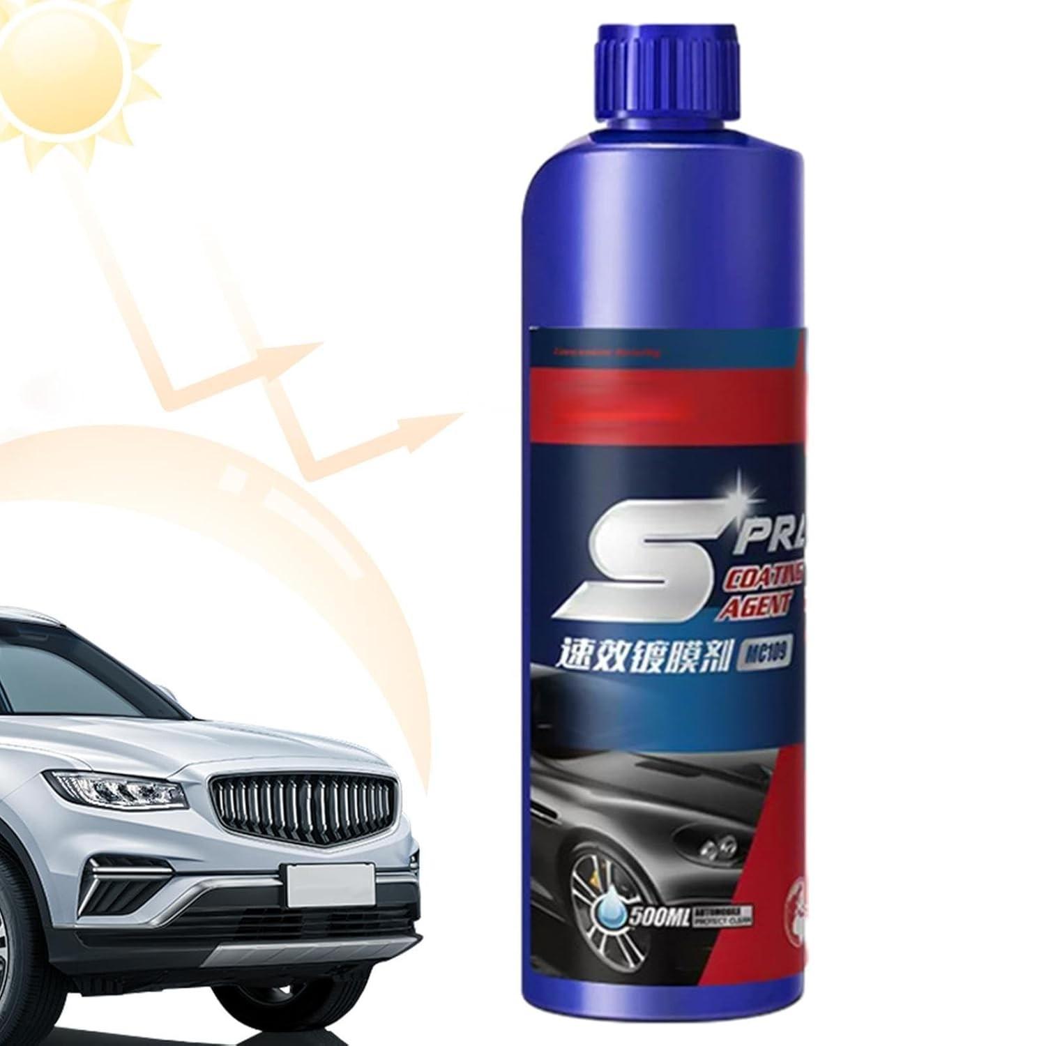 Spray Revitalizador 3 em 1 para Carro – Proteção Total com Secagem Rápida, 500ml