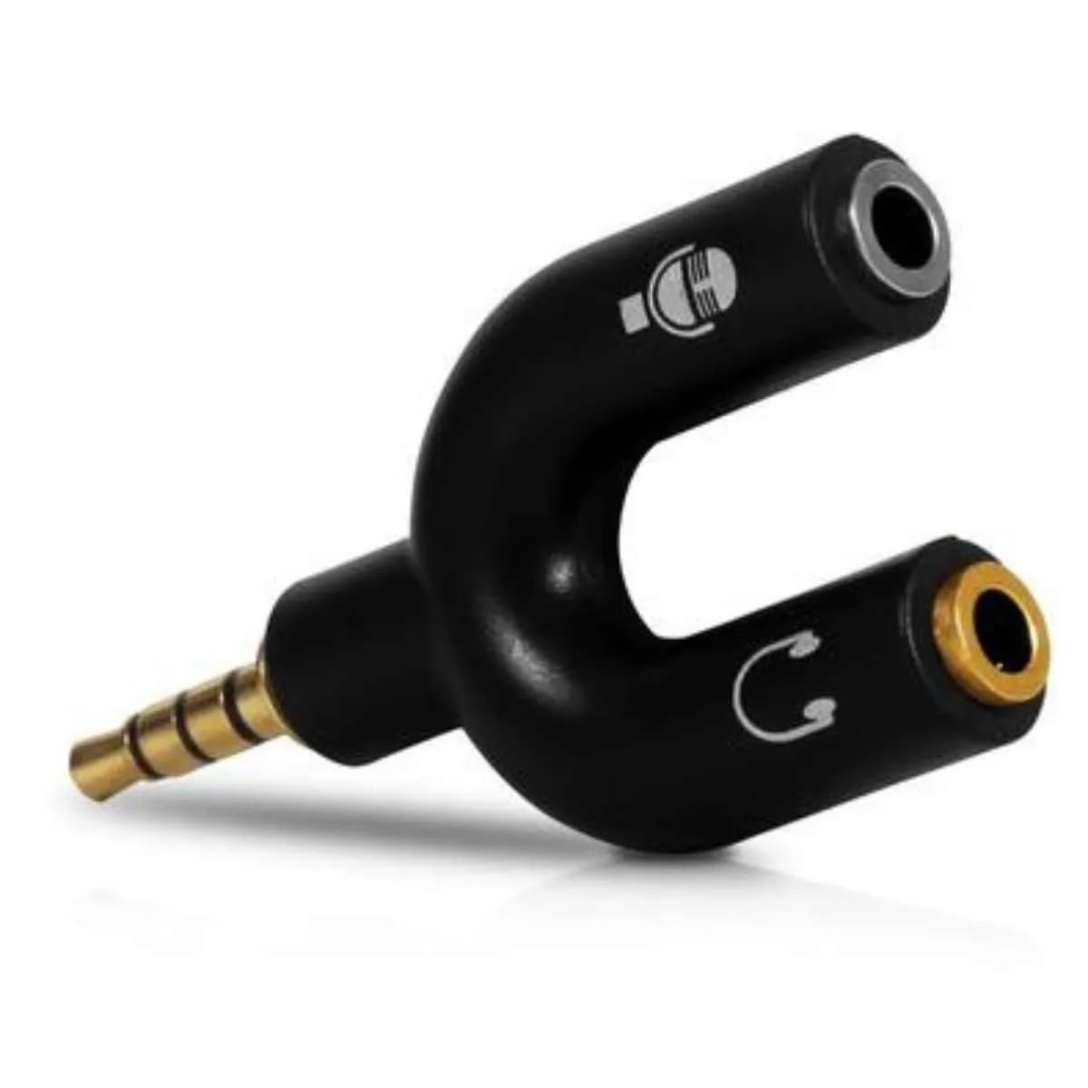 Adaptador Plug P3 para 2 P2: Conecte seu Notebook com Áudio e Fone!