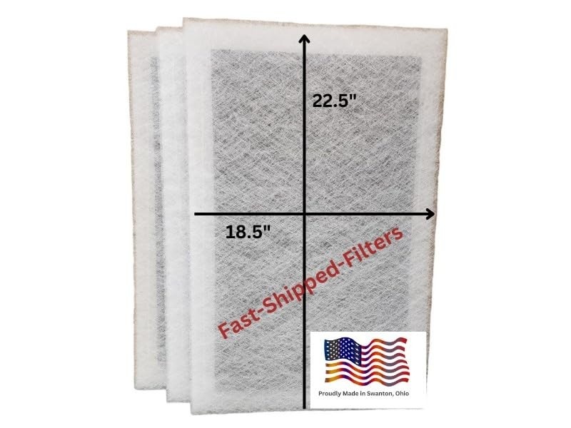 Pacote com 3 Filtros de Ar Eletrônico 51x63cm - Substituição Branca de Alta Qualidade