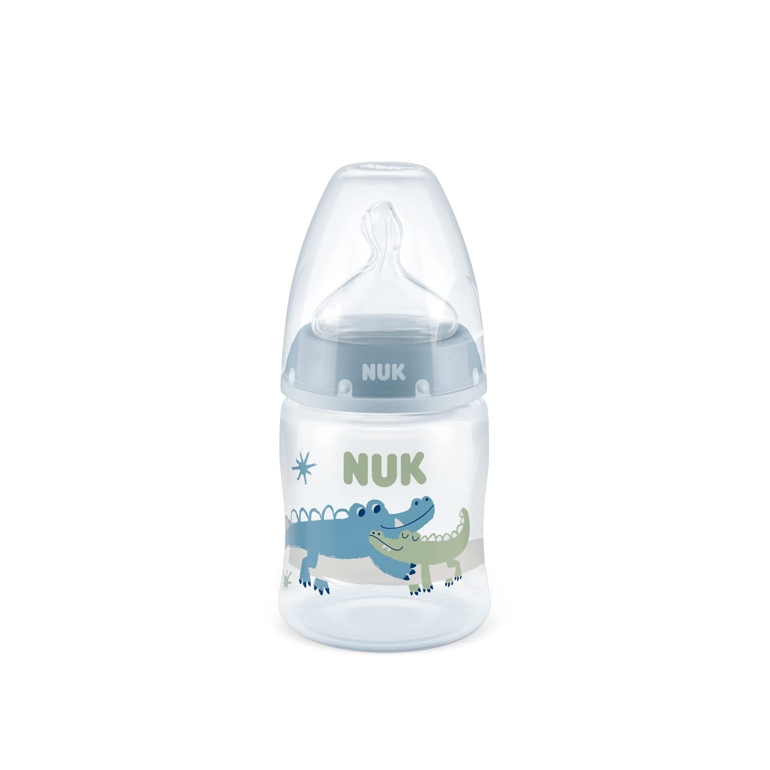 NUK Mamadeira com Controle de Temperatura 150ml - Azul para Bebês