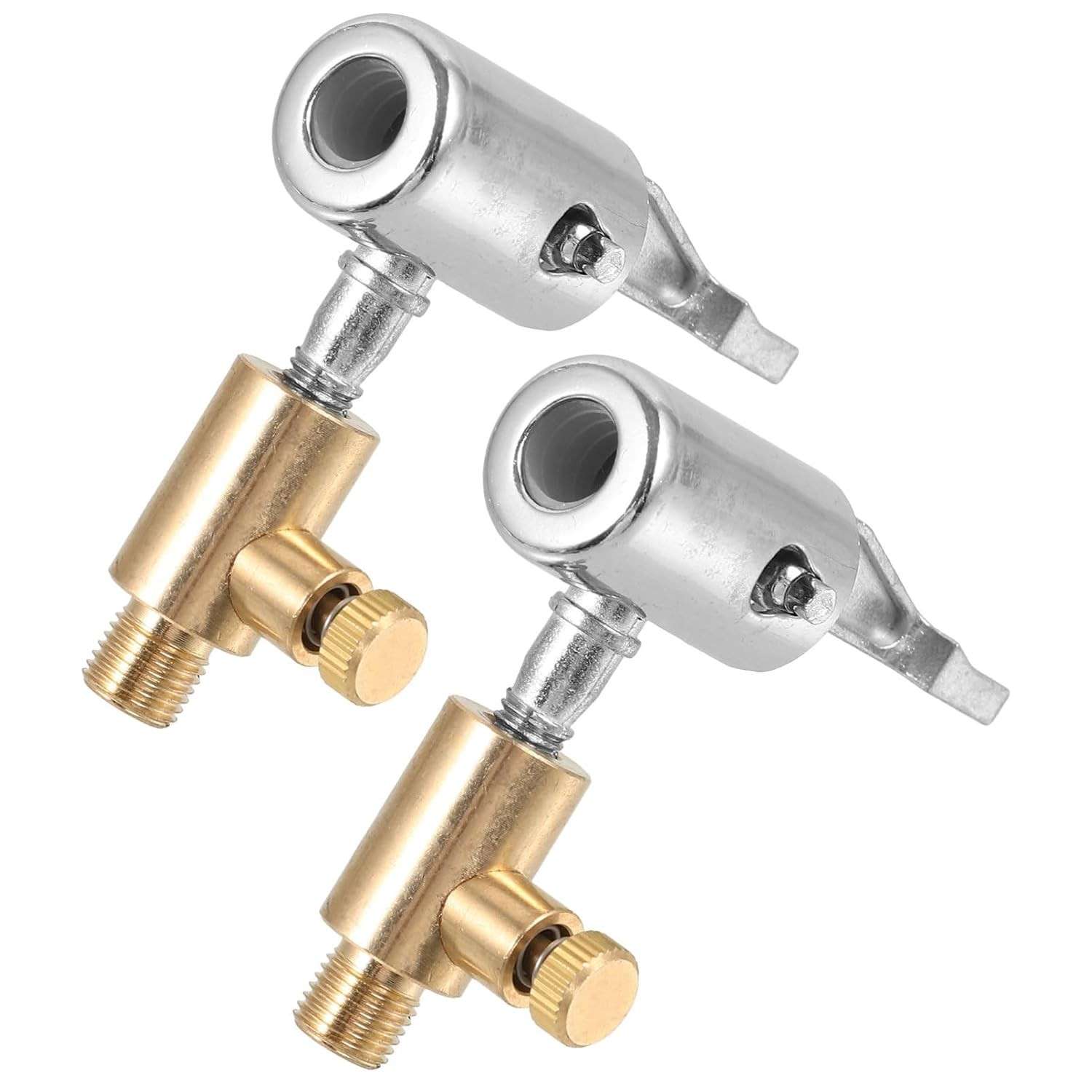 Mandril de Ar para Pneu de Carro: Inflador Universal com Trava Rápida (2 Peças)