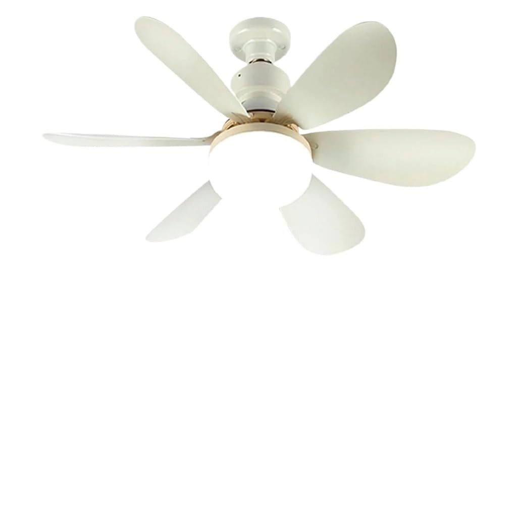 Ventilador de Teto com Lâmpada LED 80W e Controle Remoto – 2 em 1 Silencioso Bivolt
