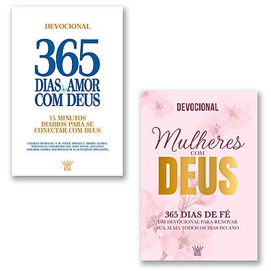 Combo Devocional com 2 Livros – Fortaleça sua Fé Diariamente