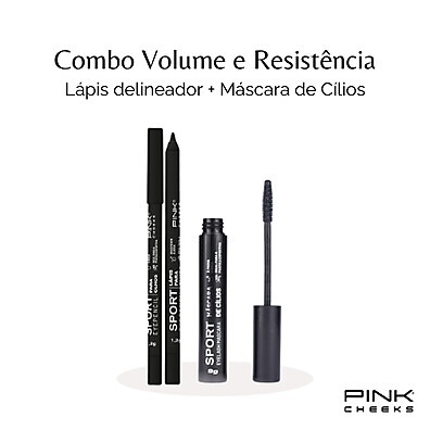 Combo Olhos Impecáveis: Lápis + Máscara à Prova D'Água