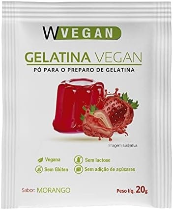Combo Gelatinas Veganas - 6 unidades Sabores WVegan