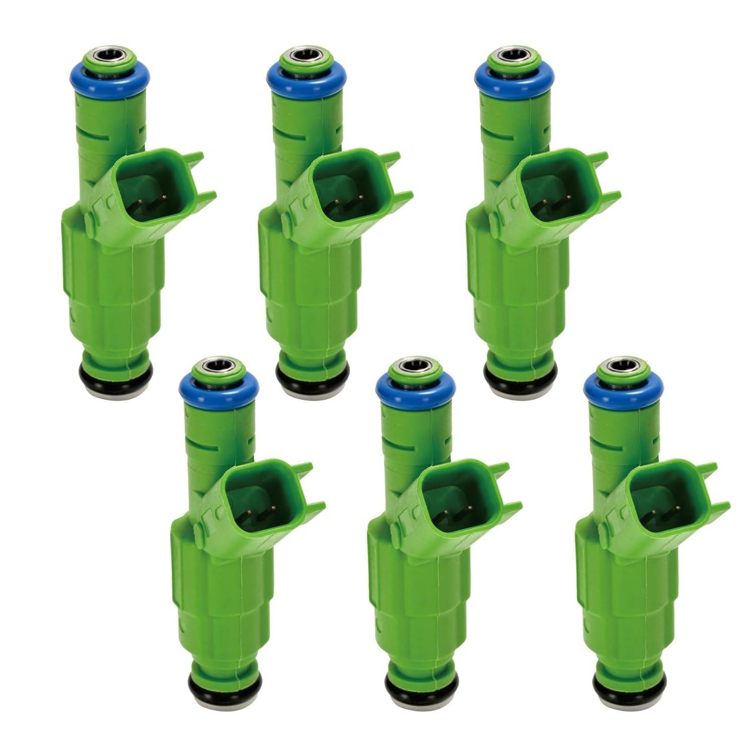 Kit 6 Injetores de Combustível para Chrysler Town & Country, Voyager e Dodge Caravan/Grand Caravan 3.3L V6 (2001-2007)