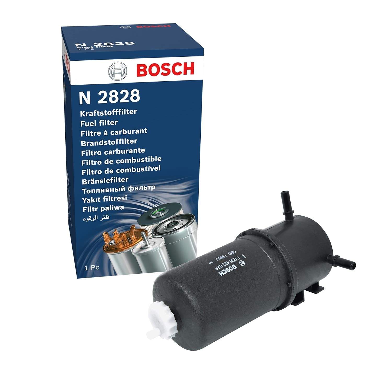 Bosch Filtro de Combustível Gasolina/Flex N 2828: Proteção Essencial para Seu Motor