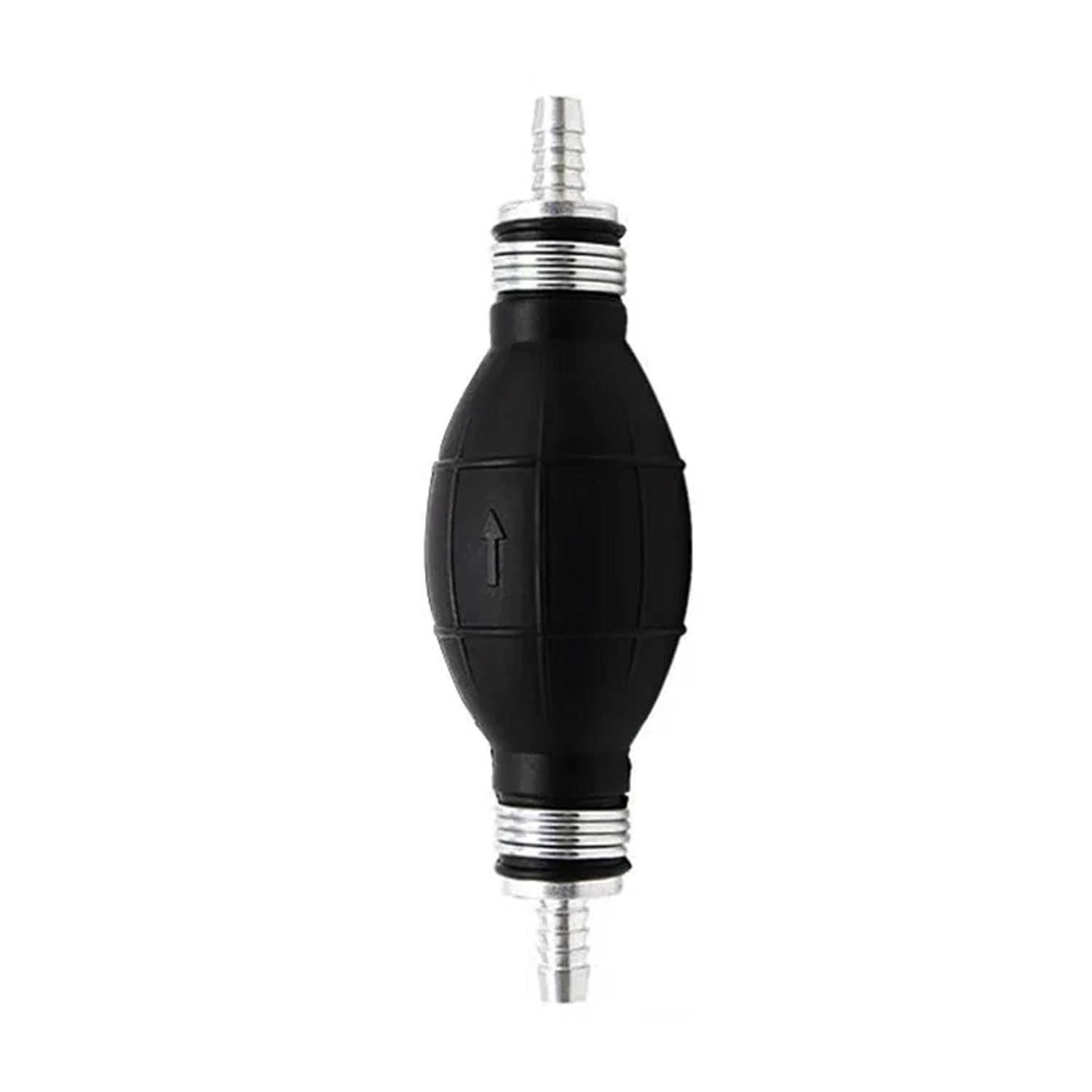 Black Primer Bulb - Bomba de Combustível Manual 8mm para Motores a Gasolina e Diesel