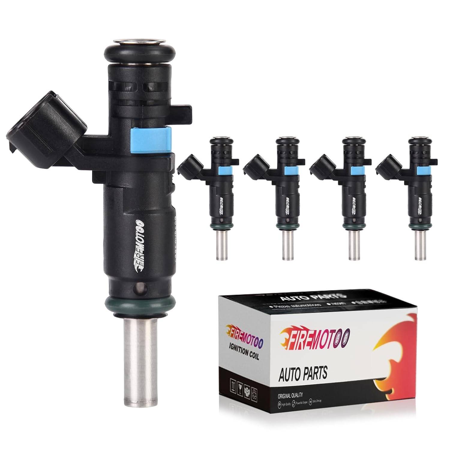 Kit 5 Injetores de Combustível 8 Furos para VW Golf, Jetta, Passat, Beetle 2.5L
