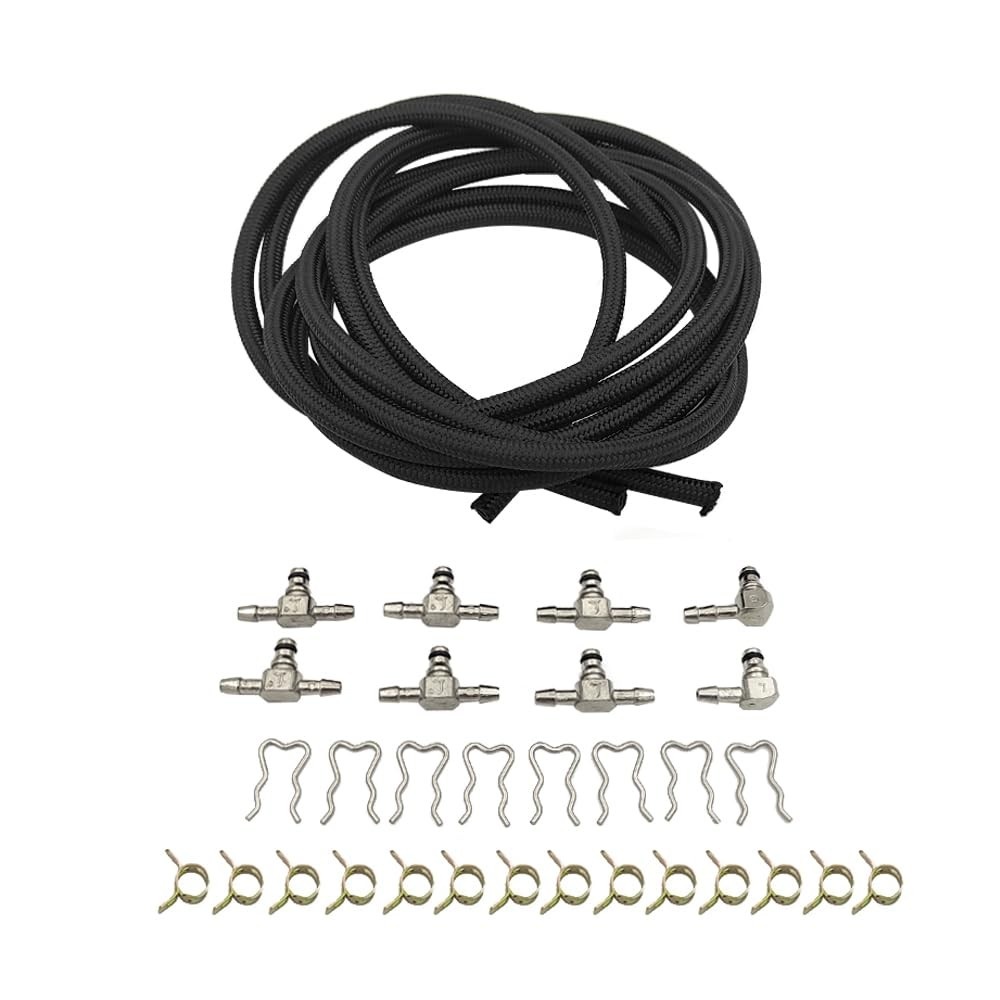 Kit Linha Retorno Injetor Combustível Metal Chevy GMC LLY LBZ LMM Duramax 2004-2010