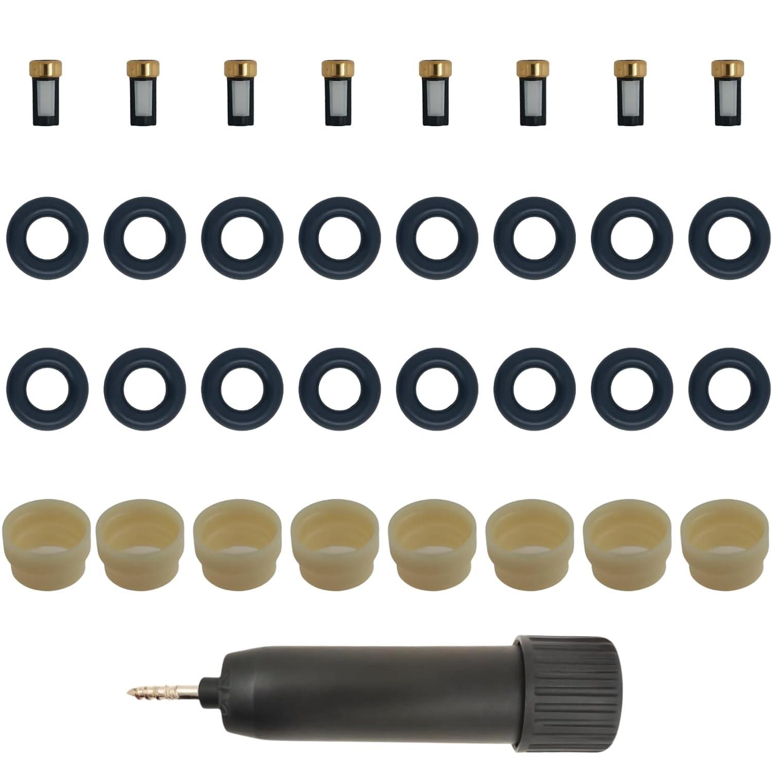 Kit Vedação Injetor Combustível Ram 1500/2500 5.7L V8 (2011-2017) - 8 Peças