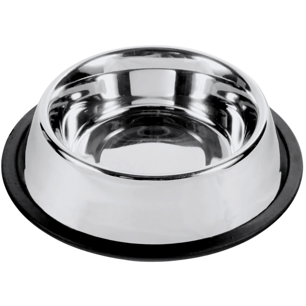 Comedouro Inox Antiderrapante Chalesco: Alimente seu Cão com Segurança!