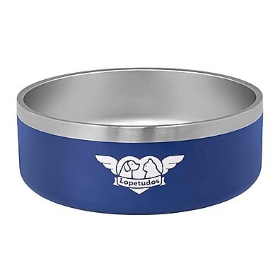 Comedouro InoxDine1 1200ml Azul – Saúde e Segurança para seu Pet