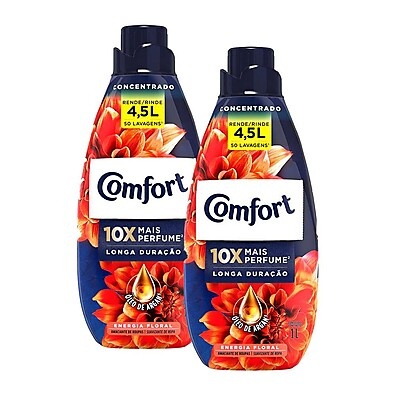 Comfort Energia Floral: 2 Amaciantes Perfumados