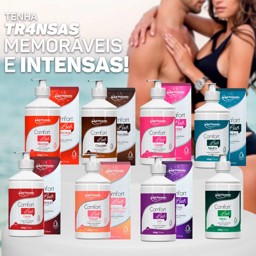 Comfort Lub 500g: Prazer Beijável e Intenso