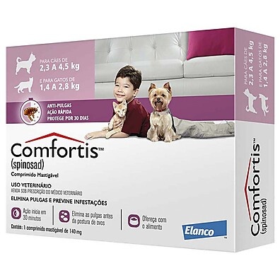 Comfortis 140mg: Elimine Pulgas em 30 Minutos!
