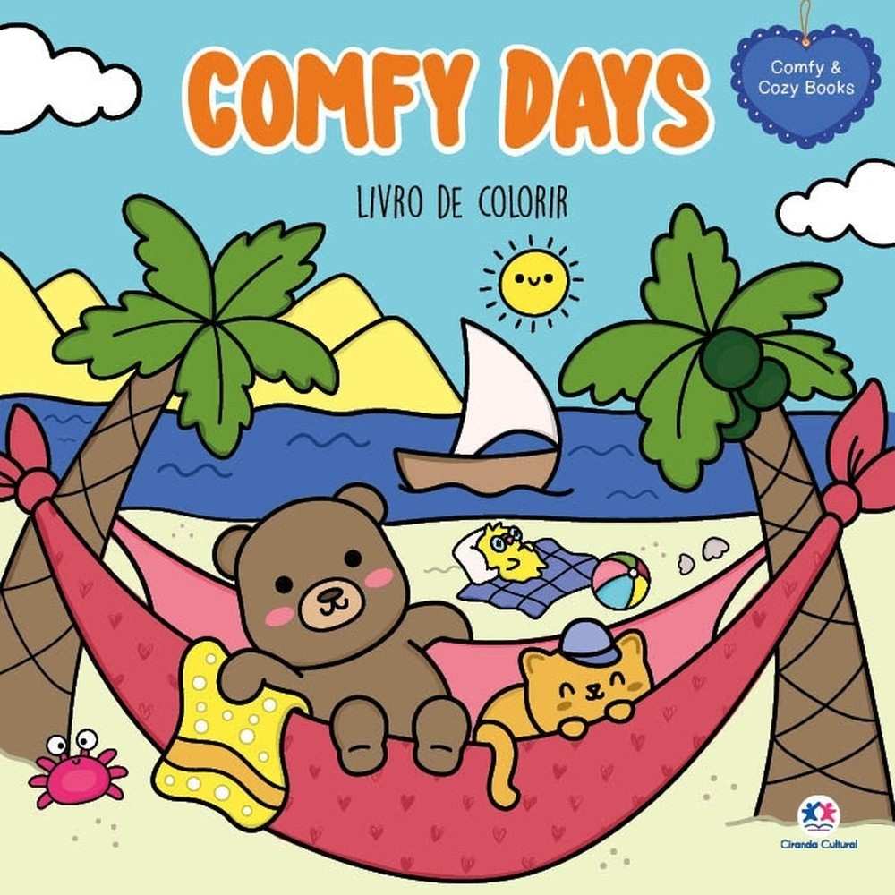 Comfy Days: Livro de Colorir Relaxante