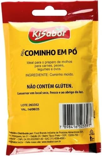KiSabor Cominho Em Pó Kisabor 40 Gramas