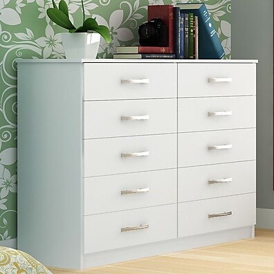 Cômoda 10 Gavetas Branca Austin – Elegância e Praticidade