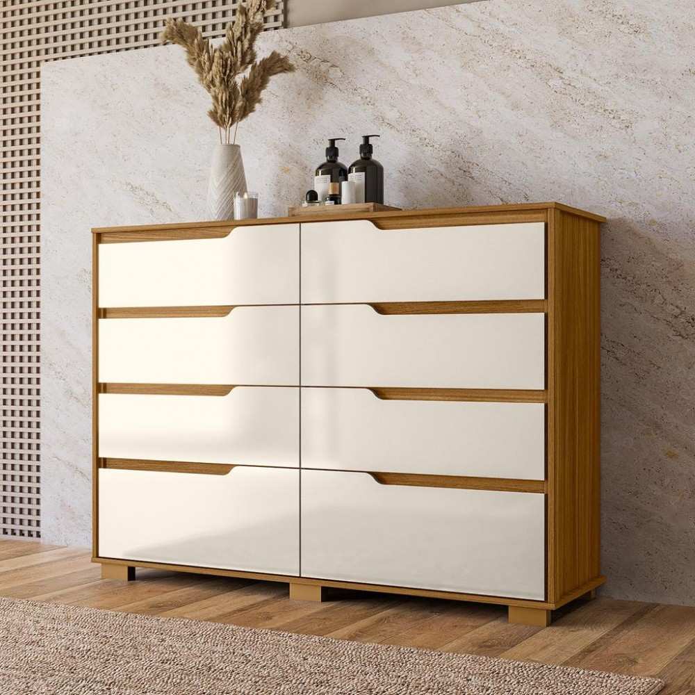 Cômoda 8 Gavetas Georgia: Organize com Estilo!