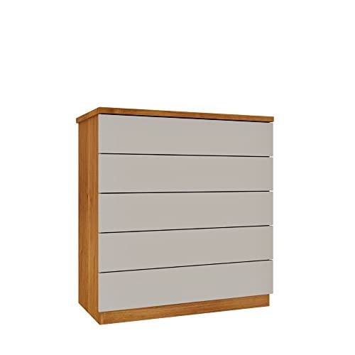 Cômoda 5 Gavetas MDF Premium Tcil - Organize com Estilo e Qualidade