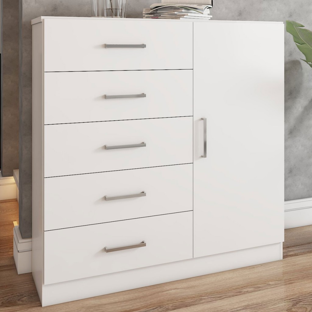 Cômoda Angra 5 Gavetas: Organize com Estilo!