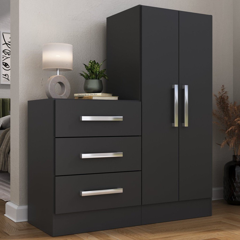 Cômoda Dunas Preto: Organize com Estilo!