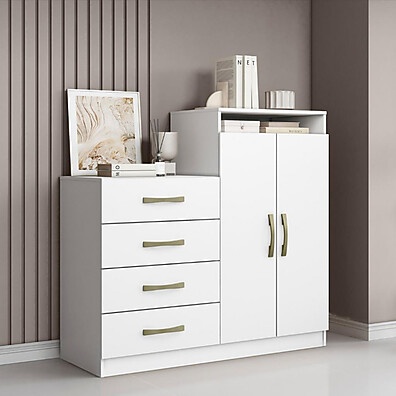 Cômoda Londres 4 Gavetas: Organize com Estilo!