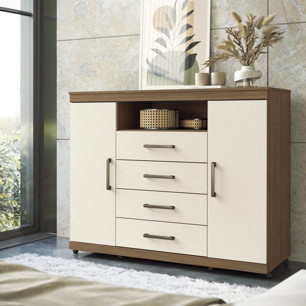 Cômoda Master 2 Portas: Organize Seu Quarto!
