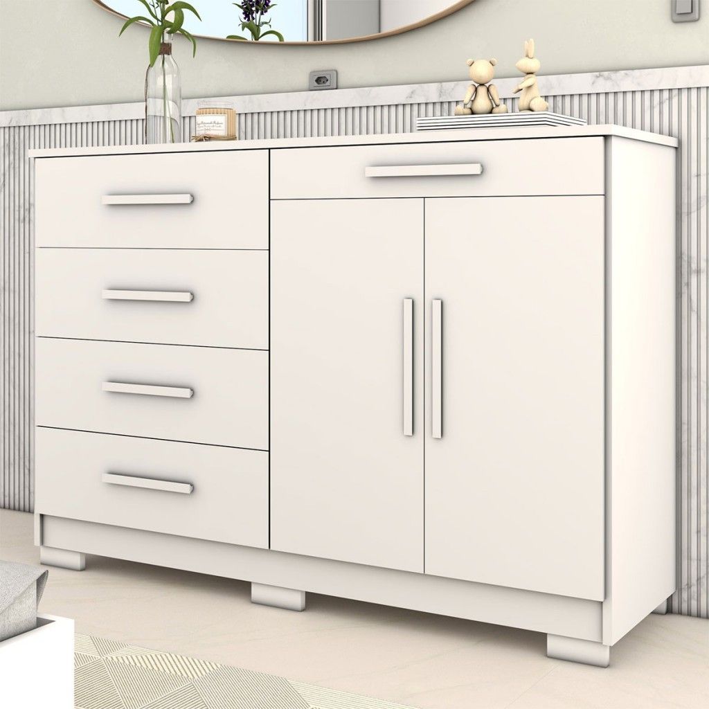 Cômoda Tailândia 5 Gavetas: Organize com Estilo!