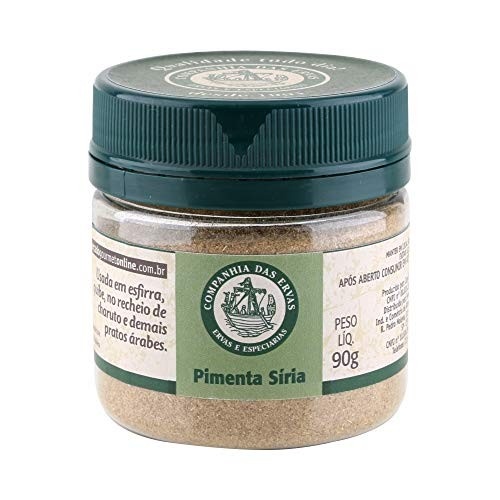 Companhia das Ervas Pimenta Síria Companhia Das Ervas Pote Pet 90G
